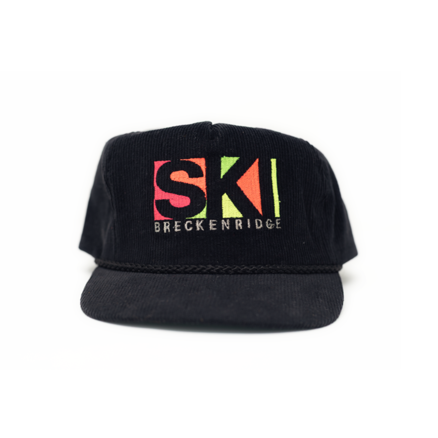 Vintage Ski Breckenridge Corduroy Cap