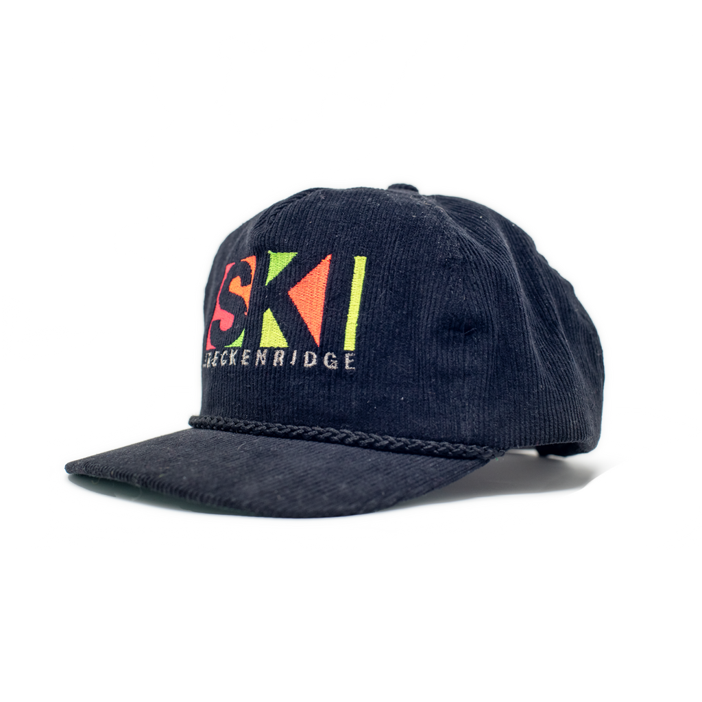 Vintage Ski Breckenridge Corduroy Cap