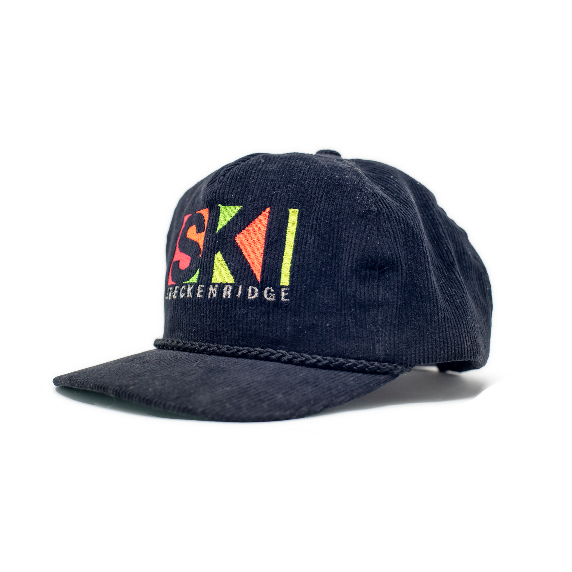 Vintage Ski Breckenridge Corduroy Cap